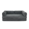 thumbnail image 1 of Sofá Cama De Espuma Sellada Al Vacío 2 Plazas Japandi Tenka Light Grey, 1 of 6