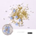thumbnail image 1 of WIZUTIZ Flower Mixed Decoration Net Red Five- Flower Steel Bead Pearl Nails Holiday Saving, 1 of 2