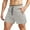 Light Gray, variant on Men's Running Shorts With Zipper Pockets Gym Athletic Workout 5" Shorts For Men