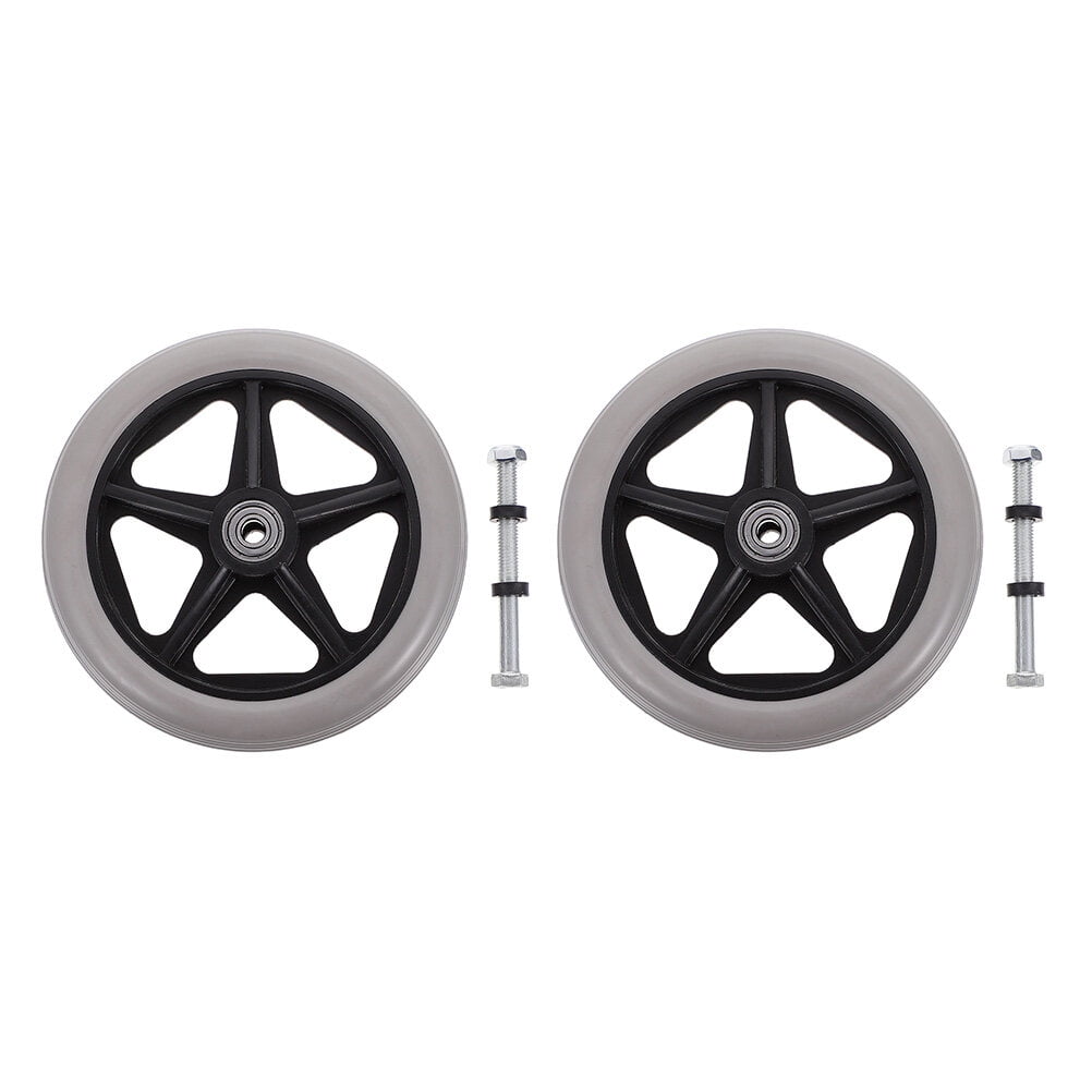 2pcs Wheelchair Universal Wheels Wheelchair Front Wheels Wheelchair