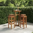 thumbnail image 1 of vidaXL Bar Stools 4 pcs Solid Wood Acacia, 1 of 3