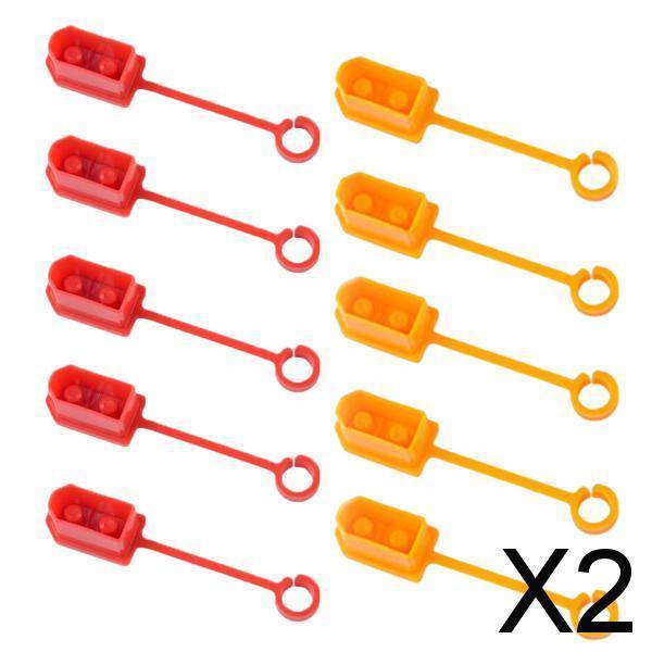 Cubierta Protectora para Conector XT60 Macho y Hembra en Rojo y Amarillo , 2 piezas