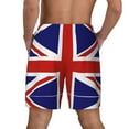 thumbnail image 2 of Mens Swim Trunks British Flag Britain English England Quick Dry Board Shorts with Compression Liner, 2 of 6