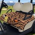 thumbnail image 3 of Psesaysky Golf Cart Seat Covers Universal Golf Cart Seat Towel Blanket with 4 Pockets Tiger&Paw Print, Extra Handle, Washable for EZGO, Yamaha, Club Car Front 2 Person Seats, 3 of 8