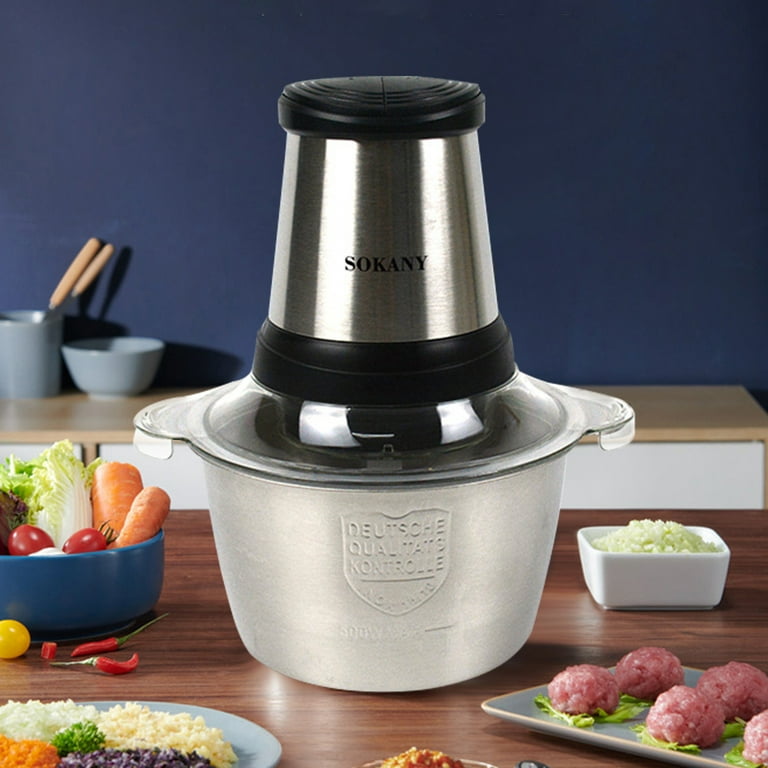 Aemego Mini Food Processor 1.5 Cup Meat & Vegetable Electric Food Chopper  Detachable Small Food Grinder