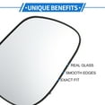 thumbnail image 3 of Reemplazo de vidrio del espejo lateral derecho no calefaccionado con placa de respaldo No. 87621G6000 para Kia Picanto 2011-2024, 3 of 6