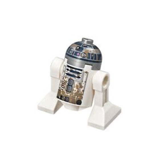 LEGO STAR WARS MINIFIGURE R2-D2 R2D2 DROID DIRT STAINS 75208 YODA'S HUT DAGOBAH