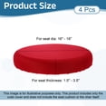 thumbnail image 2 of Uxcell 4 Pack Fundas de Taburete Redondas 16-20" Lavables a Prueba de Polvo con Elástico Rojo Fluorescente, 2 of 6
