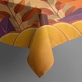 thumbnail image 4 of Thanksgiving Day Tablecloth Waterproof Spillproof Tablecolths Table Covers Autumn Maple Leaf Tablecloth for Party Picnic Dinner Decor Rectangle,60x84inch, 4 of 5