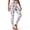 Patriotic Firework Butterfly Print, variant on SEANATIVE Compression Leggings for Women Colorful Paw Print Black, 3XL