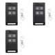 thumbnail image 1 of 3X Control Remoto Inalámbrico de 433 MHz con Copia Automática, Controlador de Apertura de Puerta de Garaje Eléctrico, Duplicador, Clonador, Transmisor de Clonación, 1 of 7