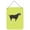 Green, variant on Black Bengal Goat Green Wall or Door Hanging Prints - 12 x 16 in.