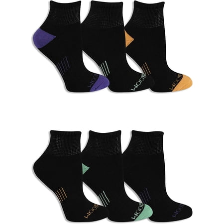 Fruit Of The Loom Womens 6 Pack Everyday Active No Show Socks, 4-10 ...