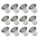 thumbnail image 5 of BRIGHTFUFU 12pcs vasos de chupito de acero inoxidable vaso portátil para beber bebidas espirituosas copas de vino sostenedor de salsa (45 ml), 5 of 7