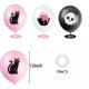 thumbnail image 5 of Globo de calavera rosa para fiesta de Halloween, pancarta con diseño de gato negro, banderín para colgar en la tarta, decoración para insertar en el tubo de escape, 5 of 5