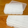 thumbnail image 2 of Kitchen Fridge Freezer Dumplings Fresh-keeping Food Storage Box Shelf Holder, 2 of 5