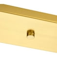 thumbnail image 3 of Progress Lighting, Canopy Accessory, 3 Lights, Pendant, Brushed Bronze, Rectangular Collection, 3 of 7