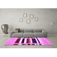 thumbnail image 3 of Ahgly Company Indoor Rectangle Abstract Pink Contemporary Area Rugs, 5' x 8', 3 of 4