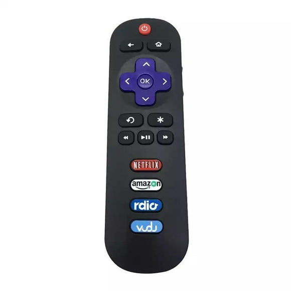 Control Compatible con Tcl Roku Tv 28s3750 32fs3700 32fs4610 Genérica Control para Tcl Roku Smart Tv 28s3750 32fs3700 32