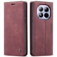 thumbnail image 2 of Funda FOXDOCK cartera de cuero retro para FOXDOCK Redmi Note 15 Pro 4G – Resistente a golpes, ranuras para tarjetas – Roja, 2 of 5