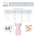 thumbnail image 5 of 2Bunnies Girls' 8-14Y Tween Teen Bodycon Ruched Party Dance Mini Dress On and Off Shoulder, 5 of 7