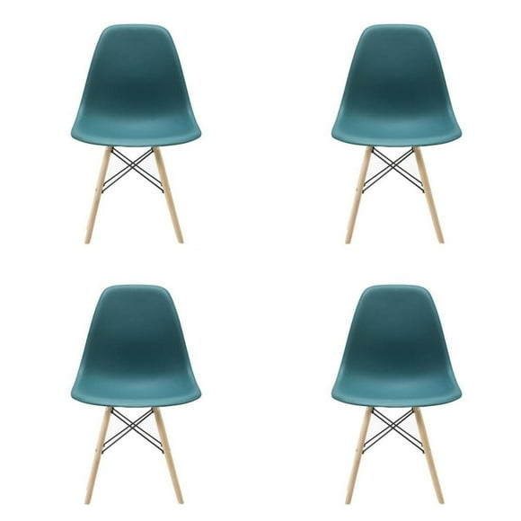 Eiffel Wood Chair - Peacock