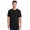 Black, variant on Next Level Men's Cotton Long Body Urban T-Shirt, Black - 4XL