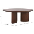thumbnail image 2 of Safavieh Barnard Wood  Coffee Table in Walnut, 2 of 8