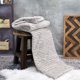 thumbnail image 4 of Cobija Colleen DE PELO SINTÉTICO Home Soft Things MANTA DE LUJO SUAVE Y ACOGEDORA 152x177cm beige, 4 of 7