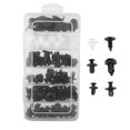 thumbnail image 1 of Car Door Fastener  Car Body Retainers  Bumper Fastener 100 Pcs 6 Different Sizes Car Body Plastic Pin Push Rivet Fasteners Trim Panel Kit ANGGREK Car Door Fastener, 1 of 8