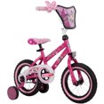 thumbnail image 1 of Minnie Mouse de Huffy, 12 Pouces, vélo pour les filles avec roues d'entraînement, rose, 1 of 13