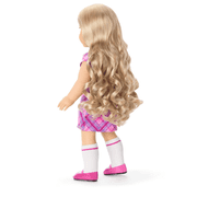 American Girl Truly Me 125 18 inch Doll Long Curly Blonde Hair Green Eyes