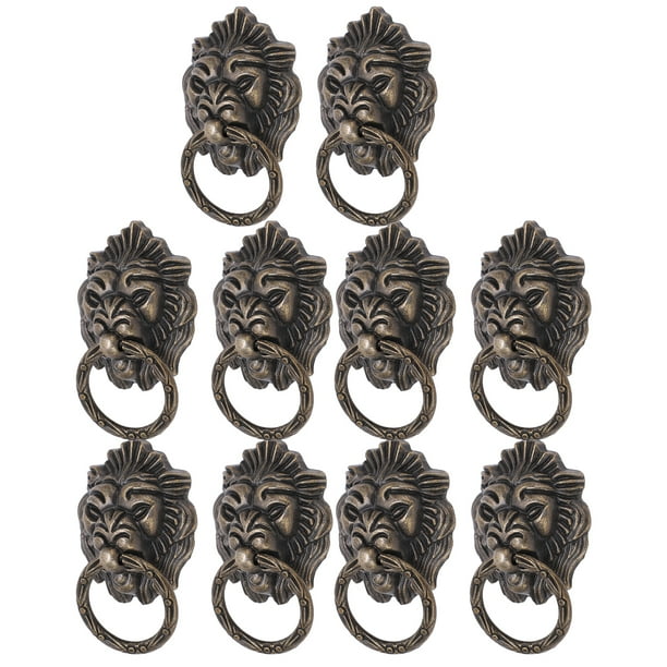 Brrnoo 10Pcs Furniture Handles Vintage Unique Animal Head Shape Knobs For Drawers Jewelry Boxes,Drawer Pulls,Furniture Handles Brrnoo 10Pcs Furniture Handles Vintage Unique Animal Head Shape Knobs For Drawers Jewelry Boxes,Drawer Pulls,Furniture Handles