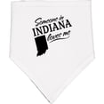 thumbnail image 2 of Inktastic Someone in Indiana Loves Me Baby Bandana Bib, 2 of 4