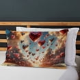 thumbnail image 4 of Bedding Set 3D Balloon Sky Printed Duvet Cover Pillowcase Home Textiles Festival Bed Gift for Girls Women, 4 of 6
