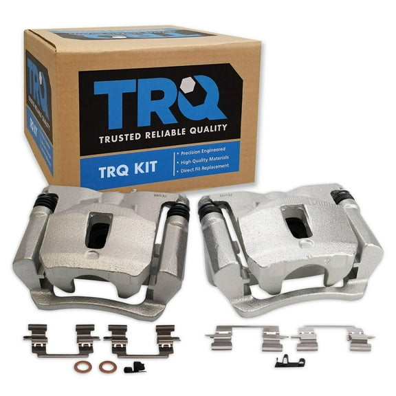 TRQ Rear Brake Caliper Set Compatible with 2015-2019 Chevrolet Colorado GMC Canyon
