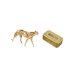 thumbnail image 5 of Porta Pañuelos De Guepardo Dorado, Escultura Decorativa De Animal, Centro De Mesa Para El Hogar, La Oficina, El Baño, Adorno Para Guardar Papel., 5 of 8