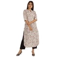 thumbnail image 1 of Moomaya Kurta Ethnique Imprimée en Coton Basique Droite pour Blouse Indienne pour Femmes, 1 of 7