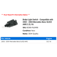 thumbnail image 2 of Brake Light Switch - Compatible with 2002 - 2004 Mercedes-Benz SLK32 AMG 3.2L V6 2003, 2 of 3