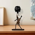 thumbnail image 4 of candeliere de metal Estatuilla Soporte de hierro Centro de candeliere de hierro hecho para decoración de de comedor Sala de Estampado leopardo B, 4 of 9