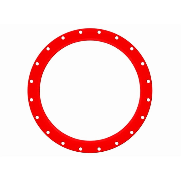 KMC Wheels Wheel Bead Lock Ring 827BR22-RD Fits XD827 Series Wheels; 22 Inch Diameter; Red; Single