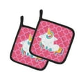 thumbnail image 1 of Carolines Treasures BB6811PTHD Quatrafoil Rose Licorne Paire de Porte-Pot, 1 of 1