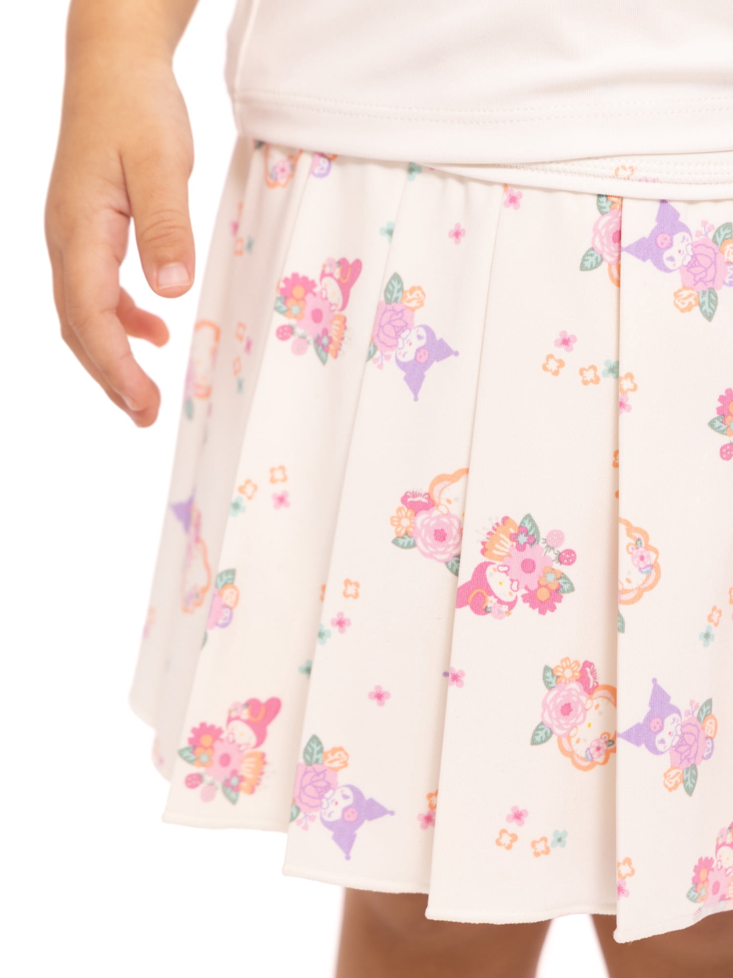 Hello Kitty & Friends Toddler Girls Active Tank Top and Pleated Skort Set, 2-Piece, Sizes 12M-3T