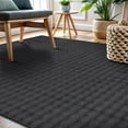 thumbnail image 6 of CAMILSON Ultra Soft High Pile Fluffy Non-Slip Indoor Area Rugs Dark Gray 8x10, 6 of 8