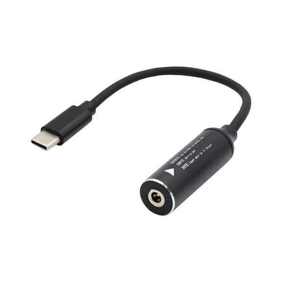 FVH DC Jack 4.0x1.7mm Input to USB-C Type-C Power Plug Charge Cable for Laptop Phone PD9V 5V 20V