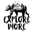 thumbnail image 3 of CafePress - Explore More Bear Woods Long Sleeve T Shirt - Unisex Cotton Long Sleeve T-Shirt, 3 of 4