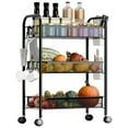 thumbnail image 4 of Zxareky 5 Tier Stackable Metal Mesh Storage Basket with 360 Degree Wheels, 4 of 11
