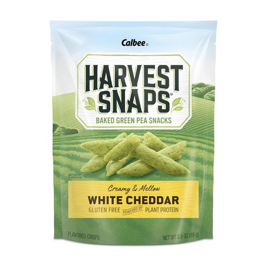 Variety Pack Harvest Snaps Veggie Chips - Caesar, Lightly Salted, Mango Chili Lime, White Cheddar - 4 Pack - Crunchy, Healthy Snack Option - Gluten-Free, Non-GMO