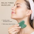 thumbnail image 4 of Beauty by Earth Gua Sha Tool - Jade Stone Scraping Massage Tool, Facial Massage for Lymphatic Drainage for Face, Eyes, Neck and Body, 4 of 9