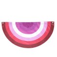 thumbnail image 4 of HEMOTON  Out Door Decor Bisexuality Pennant Flags Rainbow Banner Decoration Rosy, 4 of 8